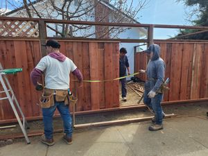 Fence Replacement at Coventry Dr, Campbell, CA 95008 - Portfolio