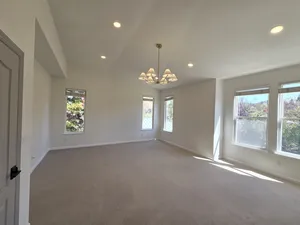 Open Space with Elegant Lighting Fixtures