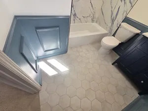 Contemporary Bathroom with Modern Vanity