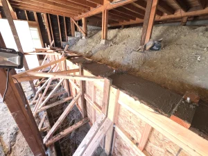 Retaining Wall Repair in Basement at Giraudo Dr, San Jose, CA 95111 - Portfolio