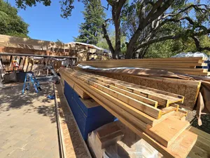Progress on Room Addition at Deodara Dr, Los Altos
