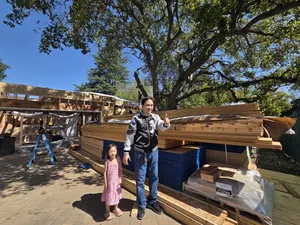 Construction Site Update: Framing and Material Delivery