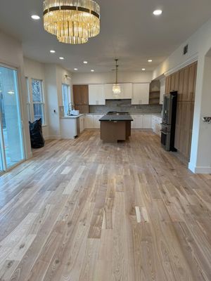 Bright and Open Staircase View