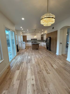 Living Room with Hardwood Flooring