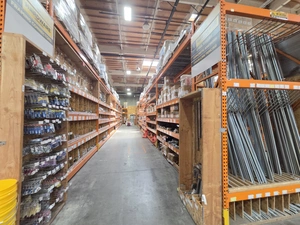 Electrical conduit and metal supplies aisle