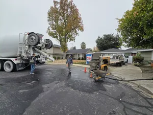 Concrete Pouring Record for Foundation in Santa Clara