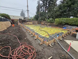 Concrete Pouring Record for Foundation in Santa Clara