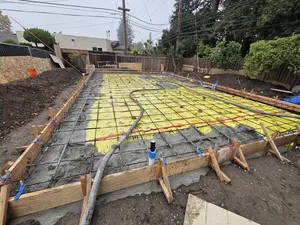 Concrete Pouring Record for Foundation in Santa Clara