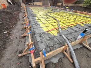 Concrete Pouring Record for Foundation in Santa Clara