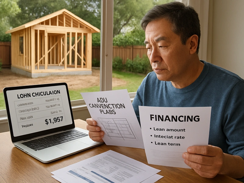 Opciones de financiamiento para ADU en California — nueva unidad de vivienda accesoria independiente en el patio trasero del Área de la Bahía