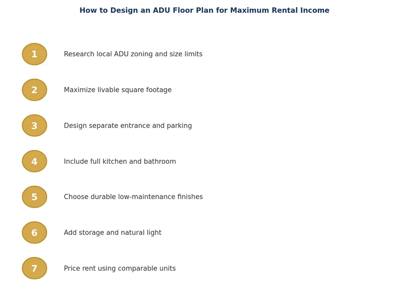 ADU floor plan design process from site analysis to permit to construction