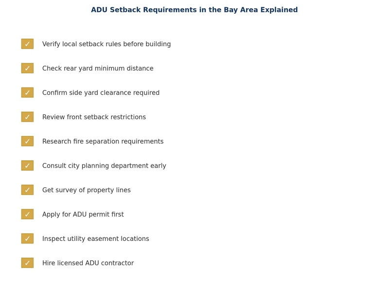 灣區屋主ADU退縮合規檢查清單