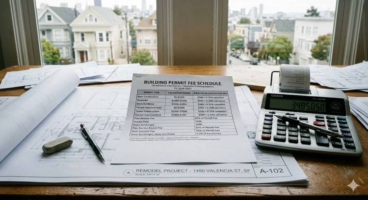 Unpermitted construction site in California showing build without permit california consequences