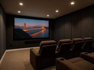Guía de Costos y Diseño de Sala de Cine en Casa para Hogares del Área de la Bahía