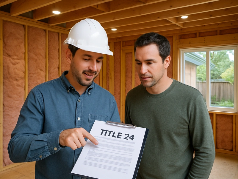 Bay Area home addition project meeting Title 24 energy compliance California requirements