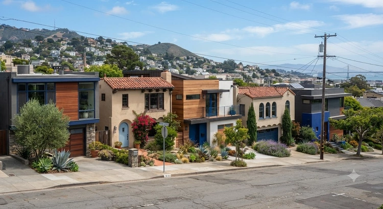 bay area home exterior color palettes showcasing craftsman and modern home styles