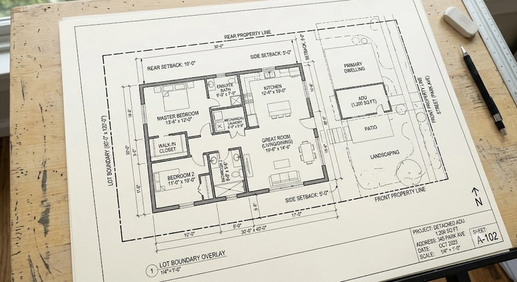 contractor and homeowner reviewing change order documents during San Jose home remodel