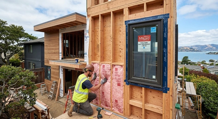 Title 24 energy compliance documentation requirements for a Bay Area home addition project